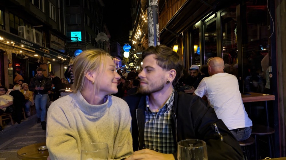 Us in Kadıköy on my birthday