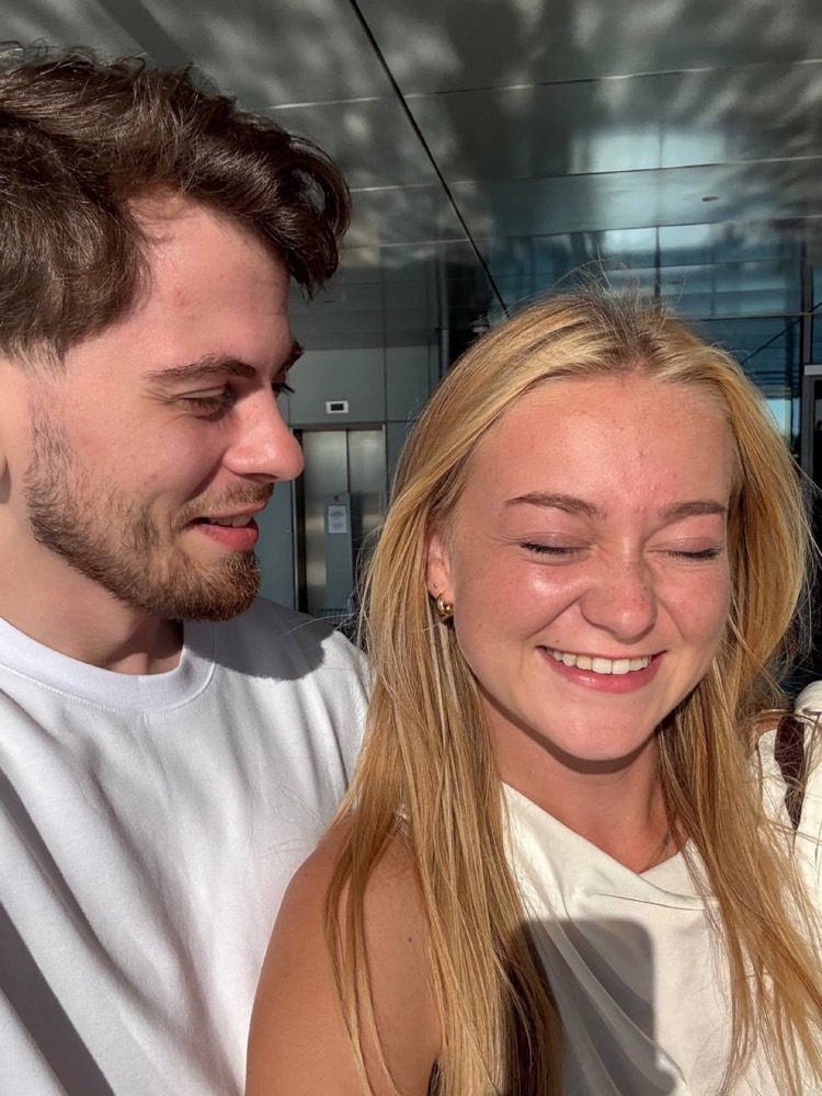 Laughing together